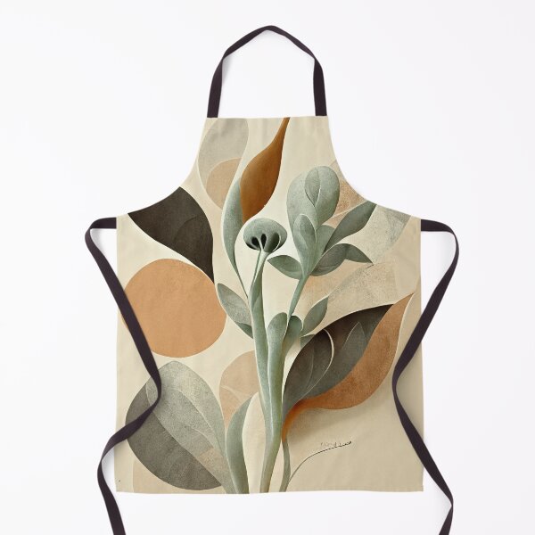 Item preview, Abstract Plants Natural Tones Colors Boho designed and sold by deificusArt.