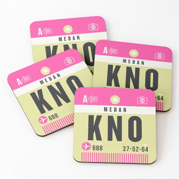 Item preview, Luggage Tag A - KNO Medan Indonesia designed and sold by VoodooCircus.