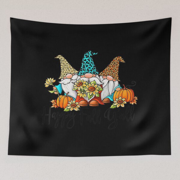 Item preview, Happy Fall Y'all Gnomes Leopard Pumpkin Autumn Thanksgiving  designed and sold by Miriam Brayan.