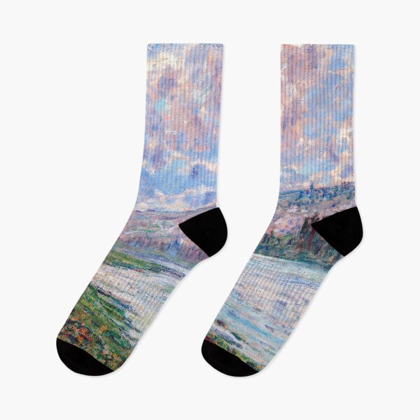 Item preview,  Claude Monet The Seine at Vetheuil Oil Painting designed and sold by Tamas Das.