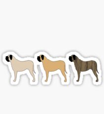 Mastiff-Muster Sticker