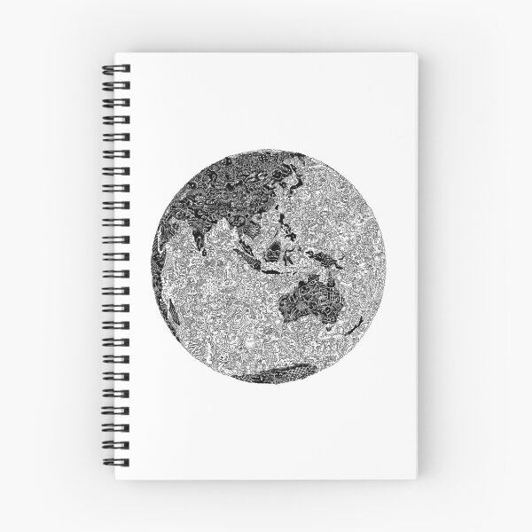 Item preview, DOODLE EARTH by Lei Melendres designed and sold by LeiMelendresArt.