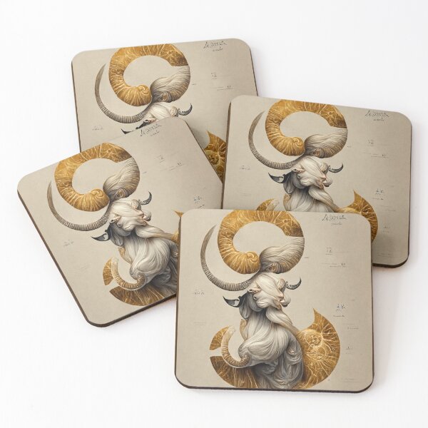 Item preview, Aries Zodiac Sign Astrology Symbol Birth Chart designed and sold by deificusArt.