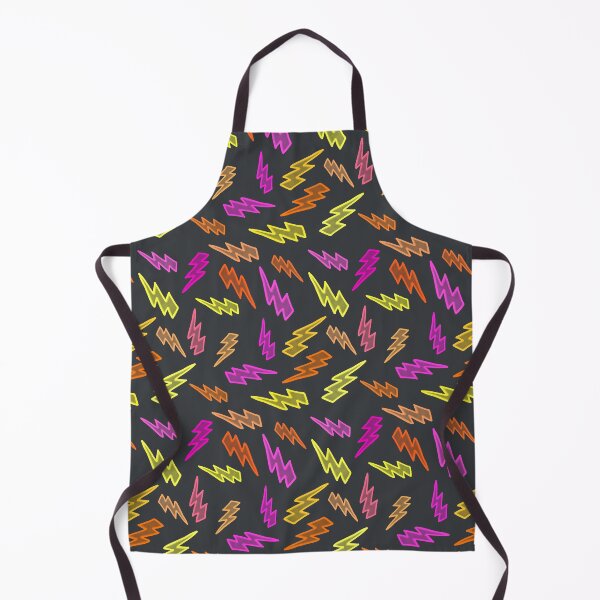 Item preview, Retro neon lights thunder comic sound effects geometric shapes abstract designed and sold by StudioAkubi.