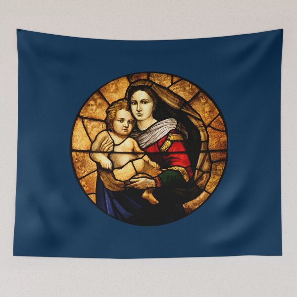 Item preview, Virgin Mary and Jesus child   designed and sold by MarshallAnderso.