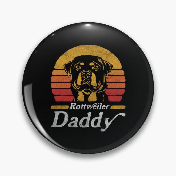 Item preview, Retro Vintage Rottweiler Daddy designed and sold by More Cute Dogs.