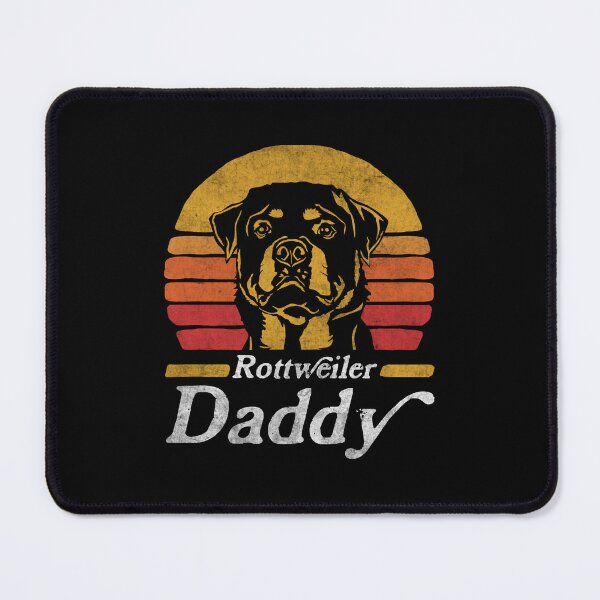 Item preview, Retro Vintage Rottweiler Daddy designed and sold by More Cute Dogs.