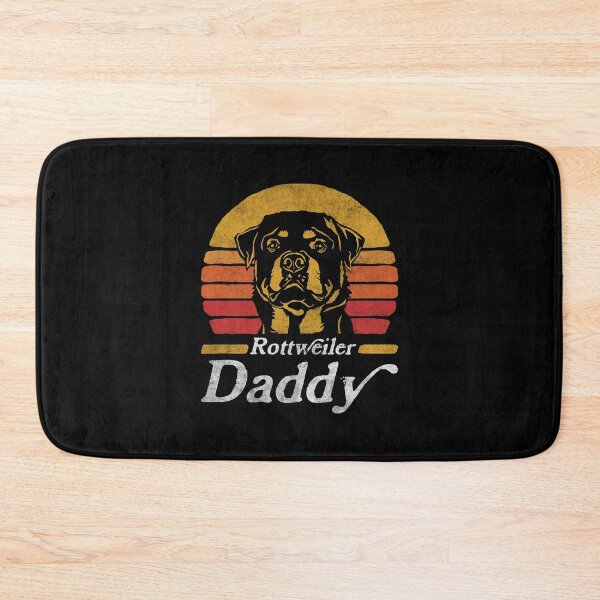 Item preview, Retro Vintage Rottweiler Daddy designed and sold by More Cute Dogs.