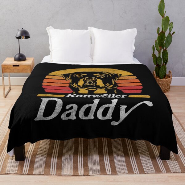 Item preview, Retro Vintage Rottweiler Daddy designed and sold by More Cute Dogs.