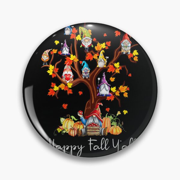 Item preview, Happy Fall Y'all Gnomes Pumpkin Autumn Tree Thanksgiving  designed and sold by Miriam Brayan.
