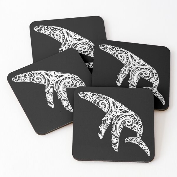 Item preview, Whale: Polynesian Maori Tatau Pattern T-Shirt designed and sold by aokshirts.