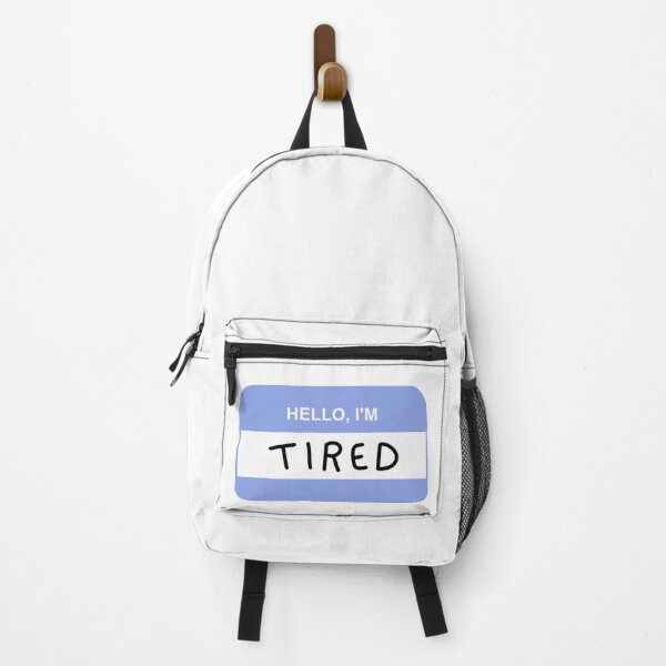 Item preview, Hello I'm "Tired" Name Tag designed and sold by MadeByAyla.