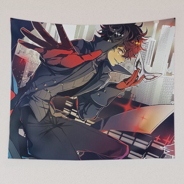 Artikelvorschau, Ren Amamiya Joker Persona 5 Malerei Anime entworfen und verkauft von KarinaTaisha.