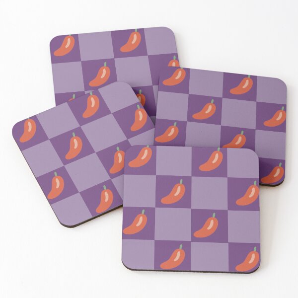 Item preview, Checkered Chili Pepper Pattern designed and sold by hotdogwurld.