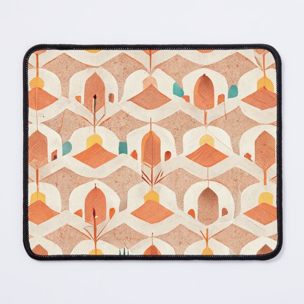 Artikelvorschau, Boho Pattern Minimalistic Retro Warm Tones Summer Vibes entworfen und verkauft von deificusArt.