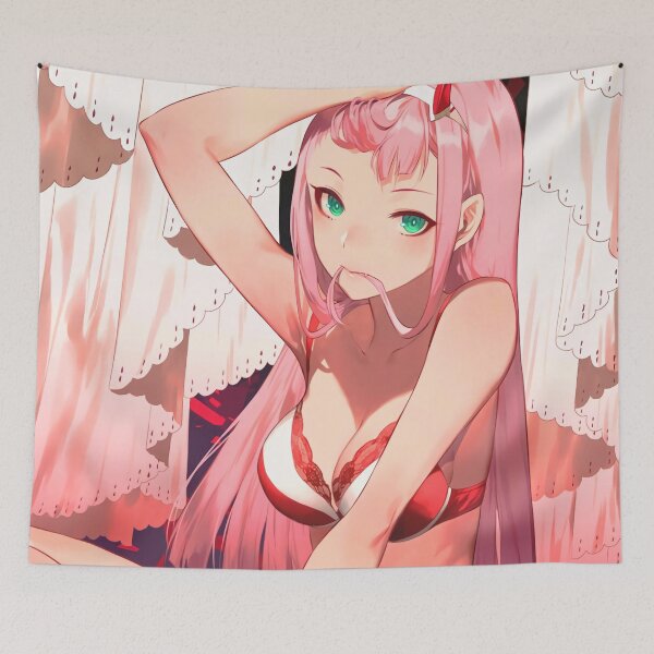 Item preview, Zero Two Darling in the Franxx Artistic Drawing designed and sold by KarinaTaisha.