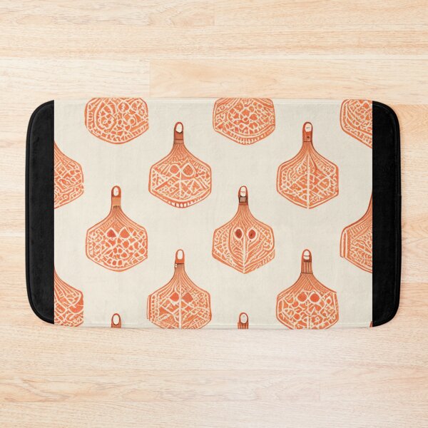 Item preview, Boho Pattern Minimalistic Retro Warm Tones Summer Vibes designed and sold by deificusArt.