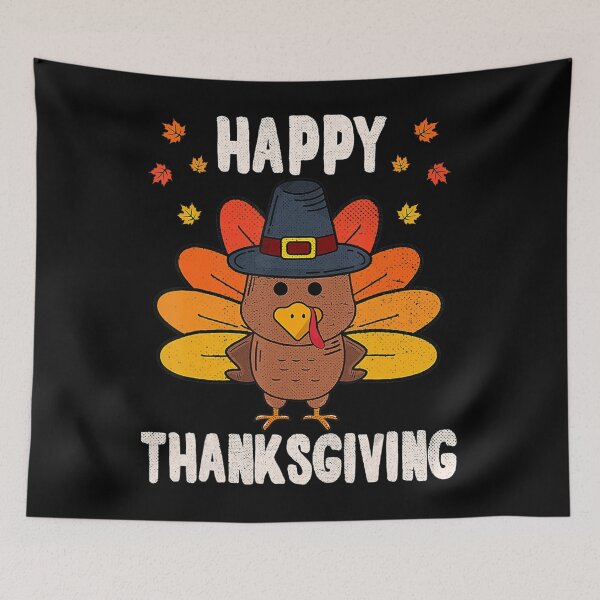 Item preview, Happy Thanksgiving Fun Turkey Day Autumn Fall Season designed and sold by Miriam Brayan.