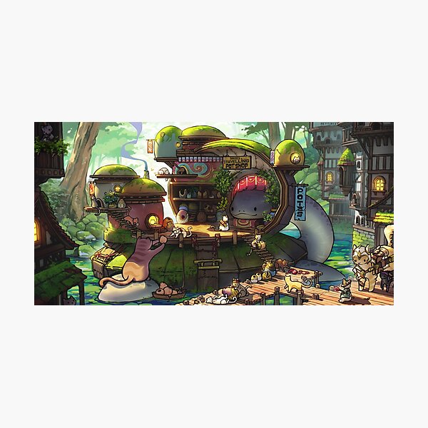 Yurtle's Travelling Pot Shop Photographic Print