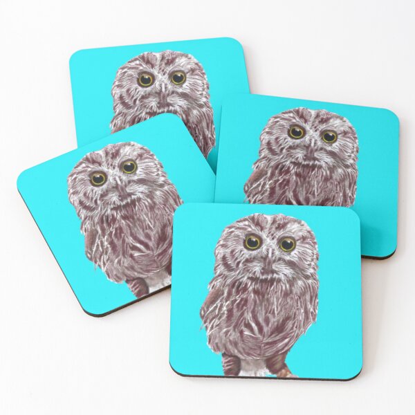Item preview, a portrait of an owlet - baby owl! designed and sold by daveand65.