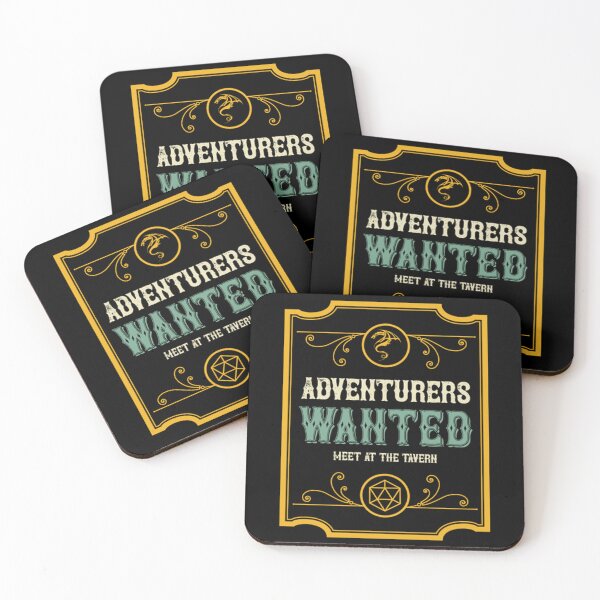 Item preview, Adventurers Wanted Meet at the Tavern designed and sold by JonesDama.