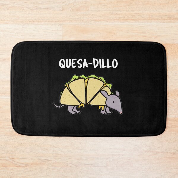Item preview, Quesa-Dillo Funny Quesadilla Puns (Dark BG) designed and sold by punnybone.