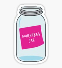 Douche bag jar Sticker