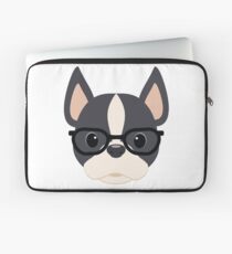 Nerdy Boston Terrier Laptop Sleeve