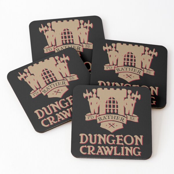 Item preview, I'd Rather Be Dungeon Crawling - Castle Variant designed and sold by JonesDama.