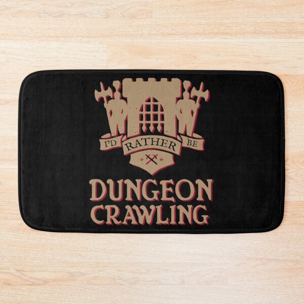 Item preview, I'd Rather Be Dungeon Crawling - Castle Variant designed and sold by JonesDama.