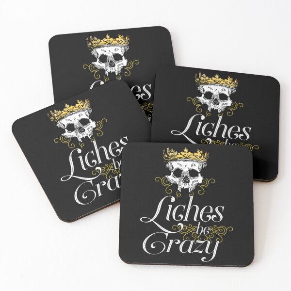 Item preview, Liches be Crazy - DnD Memes designed and sold by JonesDama.