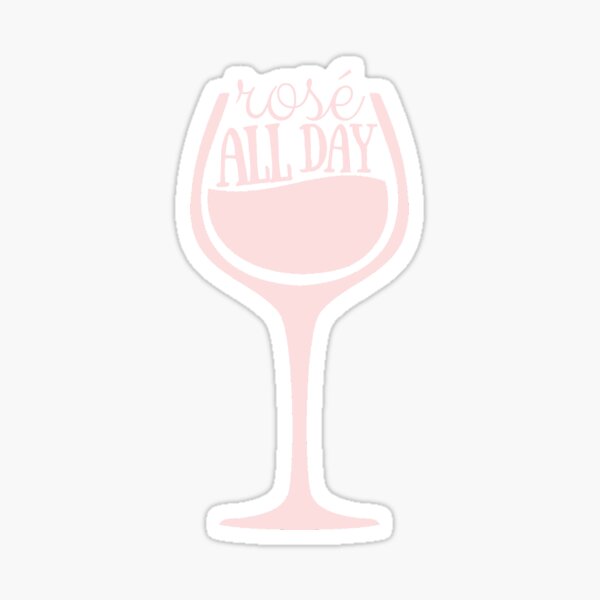 Artikel-Vorschau von Rosé den ganzen Tag, designt und verkauft von wallabysway.