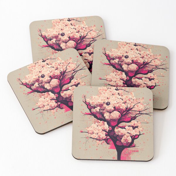 Artikelvorschau, Pink Cherry Blossom Tree entworfen und verkauft von deificusArt.