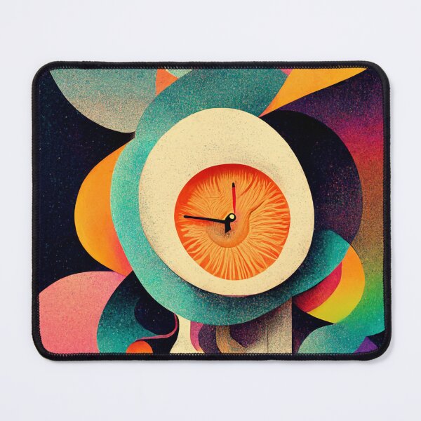 Item preview, Retro Psychedelic Clocks designed and sold by deificusArt.