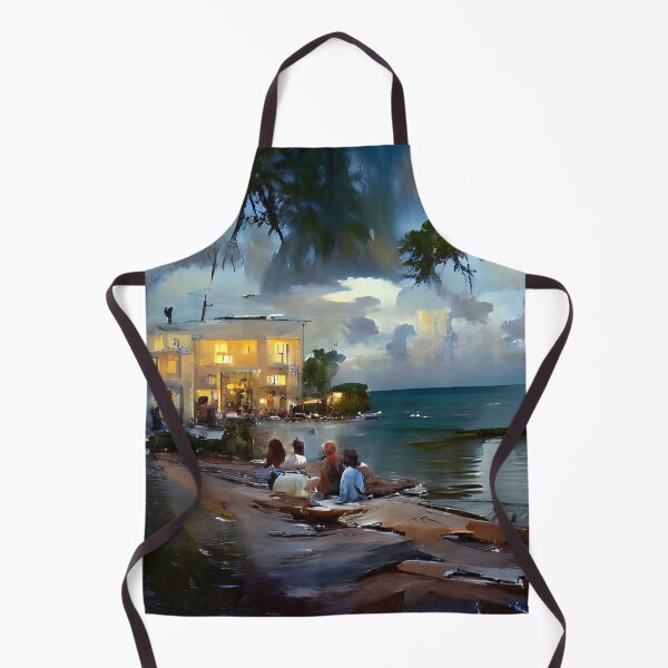 Item preview, Beach Coconut Grove villa in the evening designed and sold by EdwardBratton.