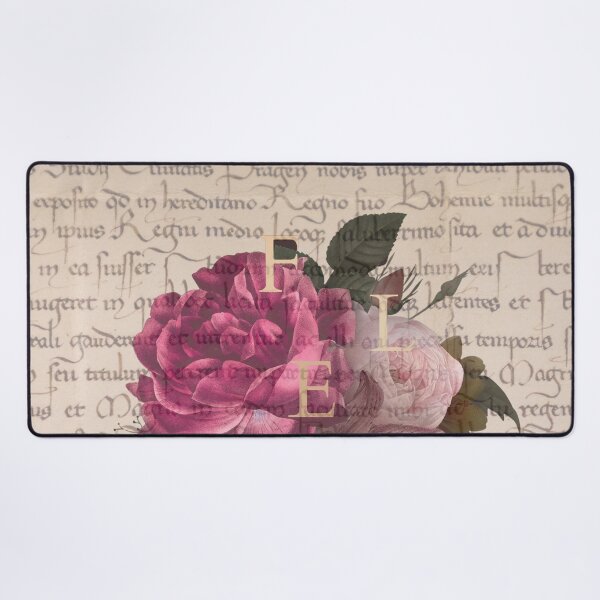 Item preview, fleur pink bouquet of flowers on a vintage book designed and sold by Beeroclock.