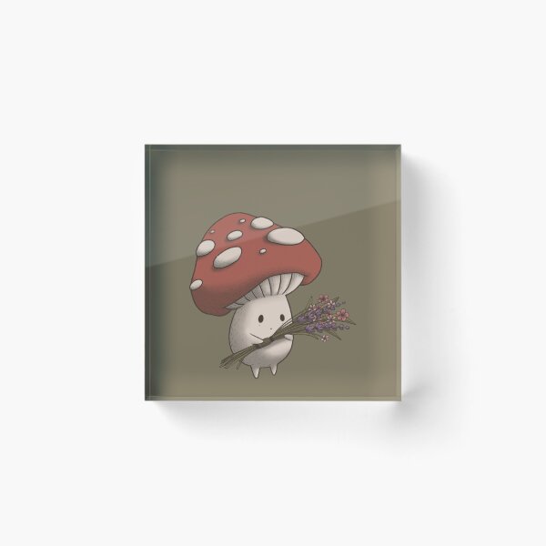Item preview, Little Mushroom with Flowers designed and sold by HuntingForTeeth.