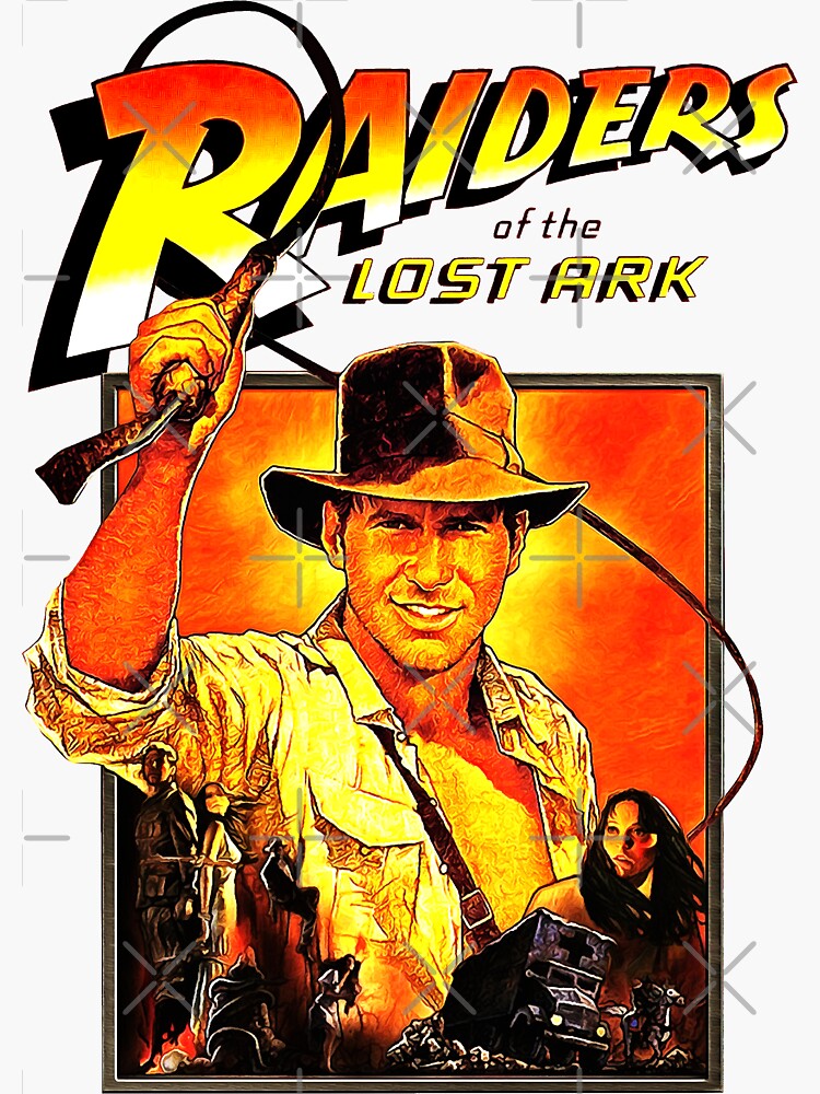 "raiders of the lost ark" Sticker for Sale by ElmaFle Redbubble