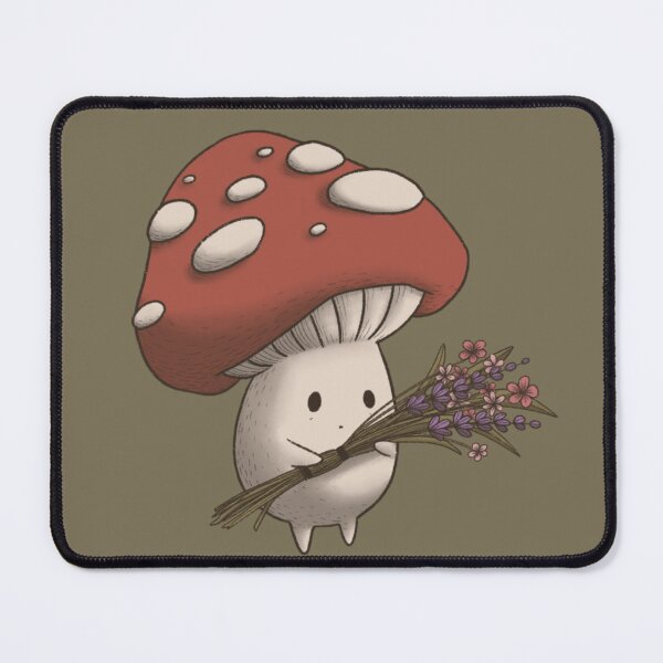 Item preview, Little Mushroom with Flowers designed and sold by HuntingForTeeth.
