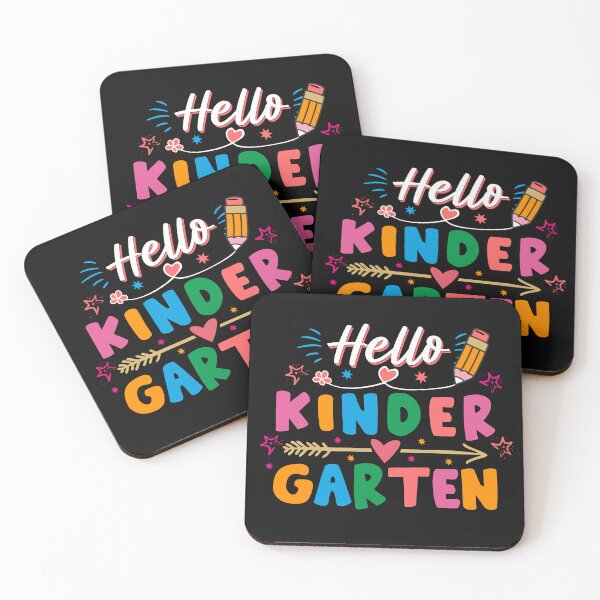Item preview, Hello Kindergarten My First Day Of Kindergarten Cute Pencil Colourful Letters Back To School designed and sold by alenaz.