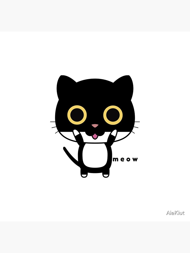 "Kawaii Cat " Sticker for Sale by AieKiut Redbubble