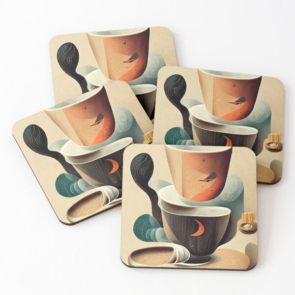 Artikelvorschau, Abstract Coffee Cups entworfen und verkauft von deificusArt.