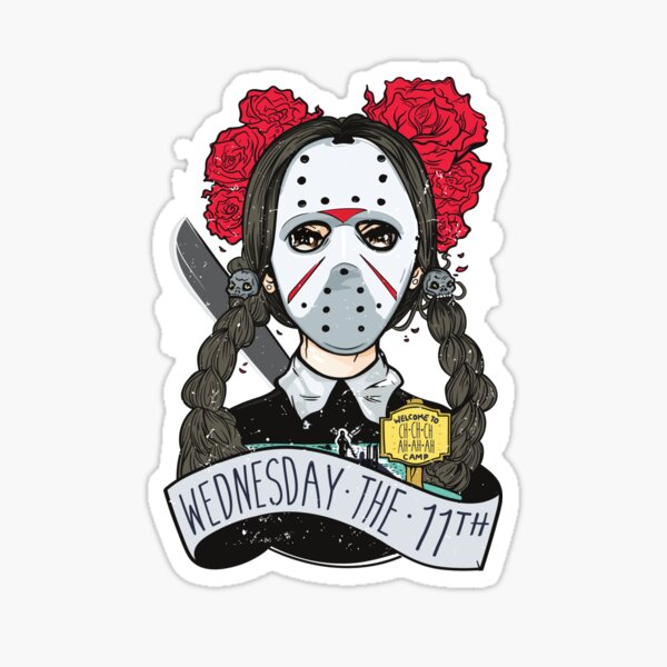 Wednesday the 11th - Friday the 13th Sticker