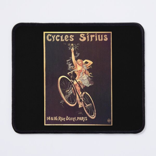 Item preview, Cycles Sirius French Art Nouveau Advertisement Sticker designed and sold by debbieeileenrzp.