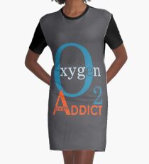 O2 Addict Graphic T-Shirt Dress