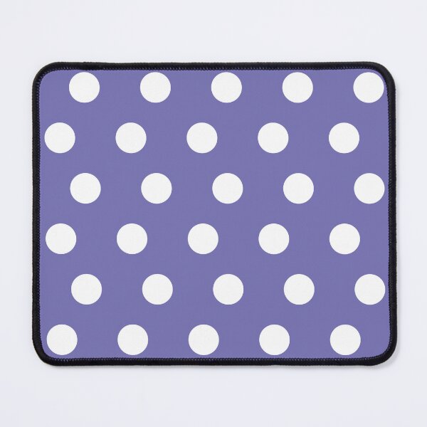 Item preview, Classic Polka Dot Pattern_White Strong Violet Purple Lavender Purple designed and sold by mimihuang creations.