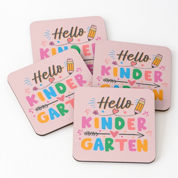 Item preview, Hello Kindergarten Back To School My First Day Of Kindergarten Cute Heart Stars Pencil  designed and sold by alenaz.