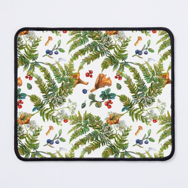 Item preview, Forest ferns, berries and mushrooms designed and sold by stasia-ch.