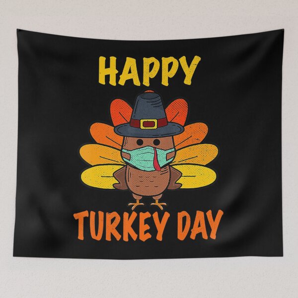 Item preview, Happy Turkey day Fun Thanksgiving Autumn Fall designed and sold by Miriam Brayan.