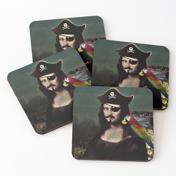 Item preview,  Mona Lisa Pirate Captain designed and sold by Gravityx9.